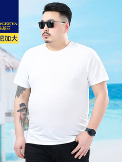 เสื้อยืดผู้ชายอ้วน XL-8XL น้ำหนักผู้สวม 60-150 กิโลกรัม