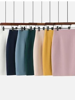 กระโปรงยาว กระโปรงยาวทรงเอ กระโปรงทำงาน