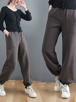 กางเกงผ้าลินิน กางเกงผ้าลินินหญิง กางเกงผ้าลินิน เอว ยางยืด