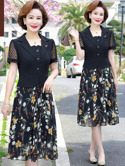 เสื้อผ้าคุณแม่วัย 60 เสื้อคนแก่ผู้หญิงวัย60