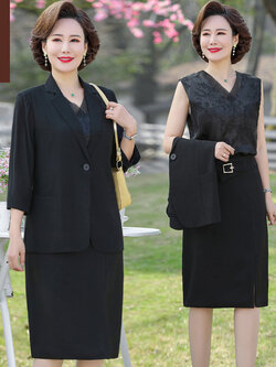 เดรสวัยผู้ใหญ่40-60ปี เดรสคุณแม่ ชุดเดรสทำงานวัยผู้ใหญ่ แบรนด์ MAMA DRESS