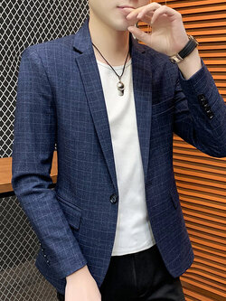 สูท Blazers ผู้ชาย เสื้อคลุมสไตล์สูท สำหรับผู้ชาย