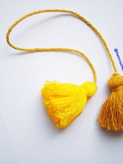 Bancrochet พู่ห้อยกระเป๋า/ที่ห้อยกระเป๋าแฮนด์เมด Tassels keychain hanging for bags หลากสี 4 นิ้ว