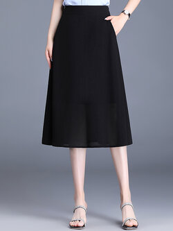 กระโปรงยาว กระโปรงยาวทรงเอ กระโปรงทำงาน