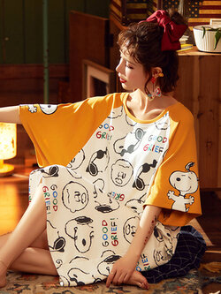 ชุดนอนน่ารัก ชุดอยู่บ้านใส่สบายน่ารักๆราคาถูก ส่งฟรี