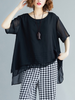 เสื้อOVERSIZE ใส่ตั้งแต่สาวผอม-สาวอวบ น้ำหนักตัว50-100กิโลกรัม