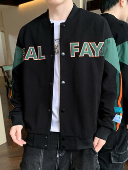 เสื้อแจ็คเก็ตเบสบอล เสื้อคลุม เสื้อแขนยาวสไตล์เกาหลี