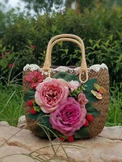 กระเป๋าสานเก๋ๆ กระเป๋าสานสวยๆน่ารัก