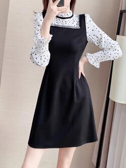 เดรสสีดำสุภาพ เรียบหรู ดูดี เหมาะกับทุกโอกาส | เดรสผู้หญิงแฟชั่นสุภาพ