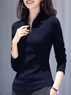 เสื้อยืดสีดำ แฟชั่น เสื้อยืด T-shirt สีดำ สวมใส่สบาย ไม่ร้อน