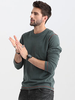 เสื้อยืดผู้ชาย สไตล์ฝรั่ง เรียบหรู