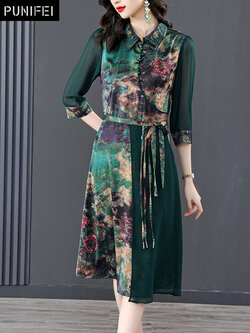 เดรสวัยผู้ใหญ่40-60ปี เดรสคุณแม่ ชุดเดรสทำงานวัยผู้ใหญ่ แบรนด์ MAMA DRESS