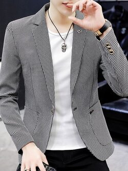 สูท Blazers ผู้ชาย เสื้อคลุมสไตล์สูท สำหรับผู้ชาย