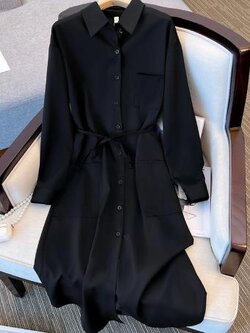 เดรสสีดำสุภาพ เรียบหรู ดูดี เหมาะกับทุกโอกาส | เดรสผู้หญิงแฟชั่นสุภาพ