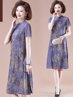 เดรสวัยผู้ใหญ่40-60ปี เดรสคุณแม่ ชุดเดรสทำงานวัยผู้ใหญ่ แบรนด์ MAMA DRESS