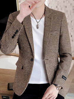 สูท Blazers ผู้ชาย เสื้อคลุมสไตล์สูท สำหรับผู้ชาย