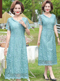 เดรสวัยผู้ใหญ่40-60ปี เดรสคุณแม่ ชุดเดรสทำงานวัยผู้ใหญ่ แบรนด์ MAMA DRESS