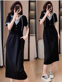 เดรสสีดำสุภาพ เรียบหรู ดูดี เหมาะกับทุกโอกาส | เดรสผู้หญิงแฟชั่นสุภาพ