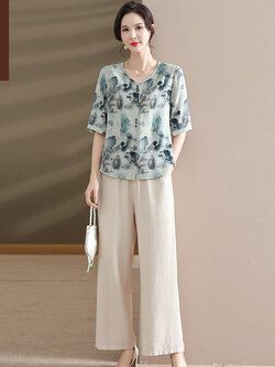 เสื้อผ้าคุณแม่วัย 60 เสื้อคนแก่ผู้หญิงวัย60