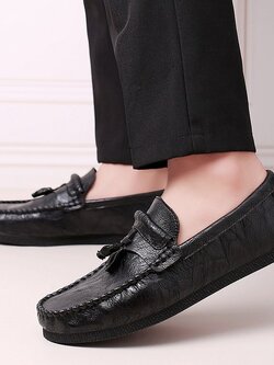รองเท้าหนังผู้ชาย มีไซส์39-44 รองเท้าโลฟเฟอร์ชาย Slip-On Shoes