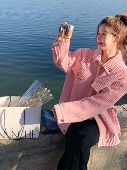 เสื้อโค้ท เสื้อโค้ทกันหนาว เสื้อโค้ทใส่เที่ยวต่างประเทศ ยี่ห้อ: Qianziqian