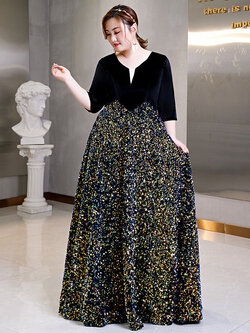 ชุดราตรีคนอ้วน ชุดราตรีไซส์ใหญ่ สาวอวบ ชุดราตรีสาวอวบ ชุดออกงานสาวอวบ ชุดออกงานคนอ้วน