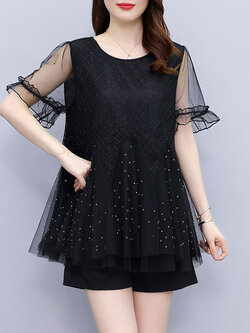 เดรสไซส์ใหญ่ ชุดเดรสสาวพลัสไซส์ เดรสเรียบหรู ไซส์ใหญ่ BY SHUYA