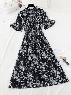 เดรสชีฟอง เดรสลายดอกไม้ Fairy House