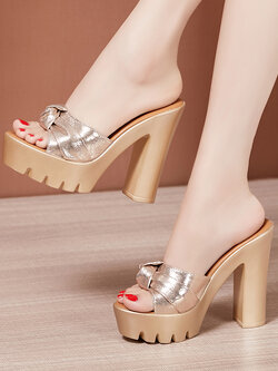 รองเท้าส้นสูงผู้หญิง รองเท้าส้นสูงรัดส้นผู้หญิง ส้นสูงนำเข้า ส้นสูงสวยหรู By Fashion Shoes Cabinat