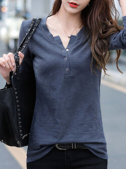 เสื้อยืดแขนยาวแฟชั่น เสื้อยืด T-shirt แขนยาว