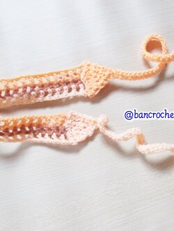 Bancrochet ที่คาดผมถักโครเชต์ crochet headband หลากสี 1-1.5*13 inch