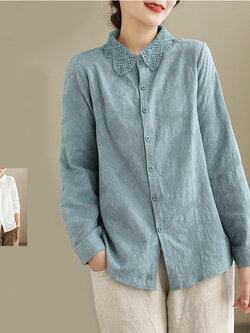 เสื้อลินิน เสื้อผ้าฝ้ายลินิน เสื้อเชิ้ตผ้าลินิน