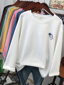 เสื้อยืดคอตตอน สกรีนลายน่ารัก มีหลากหลายสี ส่งฟรีทั่วไทย BY JIMIAO