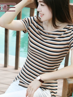 เสื้อยืดแฟชั่น Spring new Korean wave sleeve t-shirt