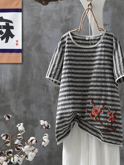 เสื้อเชิ้ตผ้าฝ้ายลินิน ขายเสื้อเชิ้ต ผ้าลินิน เสื้อเชิ้ตผ้าฝ้ายผู้หญิง