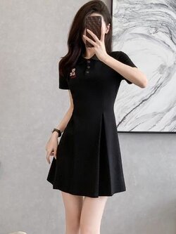 เดรสสีดำสุภาพ เรียบหรู ดูดี เหมาะกับทุกโอกาส | เดรสผู้หญิงแฟชั่นสุภาพ