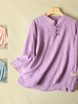 เสื้อลินิน เสื้อผ้าฝ้ายลินิน เสื้อเชิ้ตผ้าลินิน