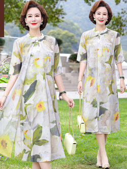 เสื้อผ้าคุณแม่วัย 60 เสื้อคนแก่ผู้หญิงวัย60