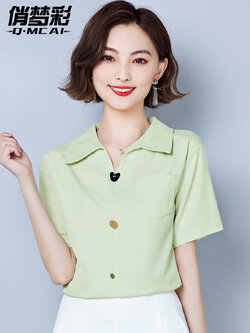 เสื้อชีฟอง เสื้อแฟชั่นสุภาพสตรีวัยผู้ใหญ่ มีไซต์ อก34นิ้ว-43นิ้ว