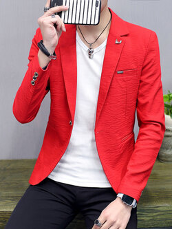 สูท Blazers ผู้ชาย เสื้อคลุมสไตล์สูท สำหรับผู้ชาย