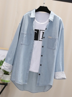 เสื้อแจ็คเก็ตยีนส์ เสื้อยีนส์ผู้หญิงเทห์ๆ