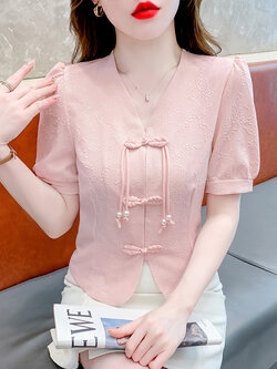 เสื้อเชิ้ตผู้หญิงใส่ทํางาน 390 บาทต่อชิ้น ฟรีค่าจัดส่ง