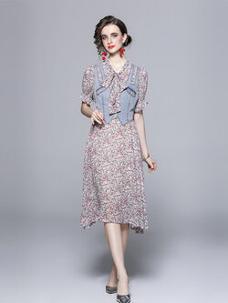 ชุดเดรสเรียบหรูดูแพง เดรสแบรนด์ DG Boutique