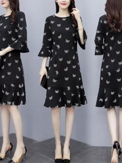 เดรสสีดำสุภาพ เรียบหรู ดูดี เหมาะกับทุกโอกาส | เดรสผู้หญิงแฟชั่นสุภาพ