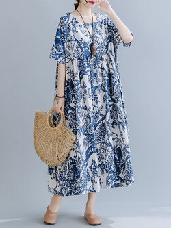 เสื้อผ้าฝ้ายสไตล์วินเทจ ใส่ตั้งแต่สาวผอม-สาวอวบ น้ำหนักตัว50-90 กิโลกรัม By Meimei plus size