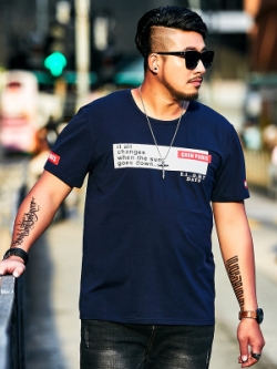 เสื้อยืดผู้ชายอ้วน มีไซส์2XL-7XL น้ำหนักผู้สวมใส่ตั้งแต่ 70-130กิโลกรัม