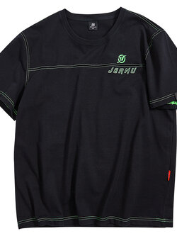 เสื้อยืดผู้ชายอ้วน S-5XL(อกเสื้อ39-51นิ้ว)