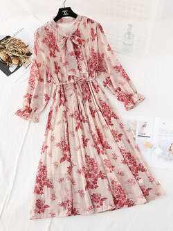 เดรสชีฟอง เดรสลายดอกไม้ Fairy House