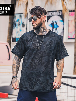 เสื้อยืดผู้ชายอ้วน S-5XL(อกเสื้อ39-51นิ้ว)