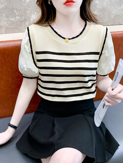 เสื้อผ้าวัยรุ่นเกาหลี เสื้อยืดวัยรุ่นผู้หญิง มีขนาด S M L XL